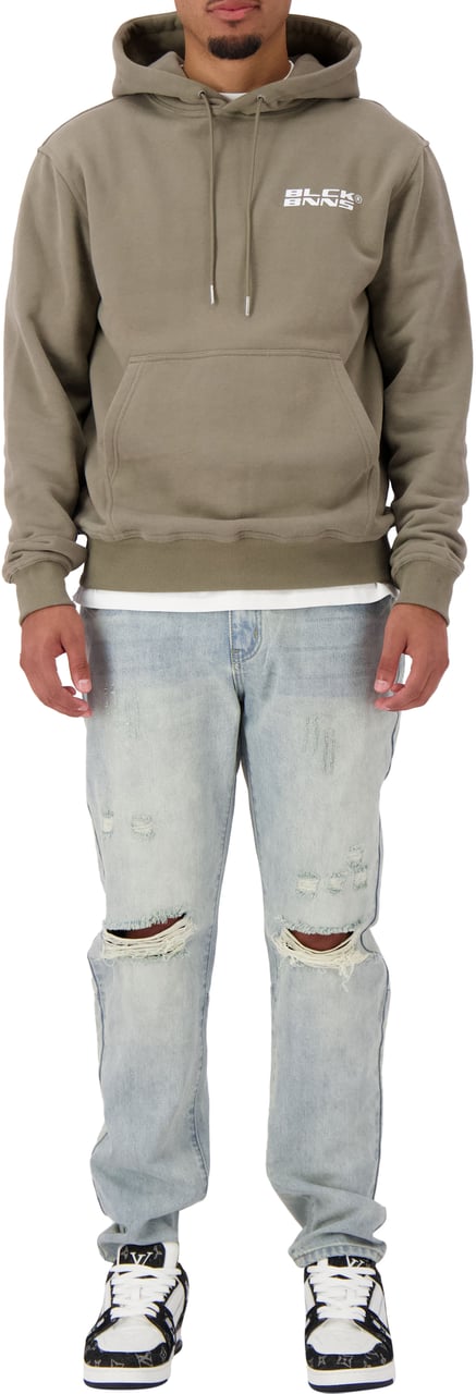 Black Bananas Initial Hoodie Heren Beige Beige