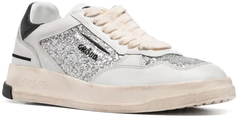 Ghōud sneaekers wit glitters Wit