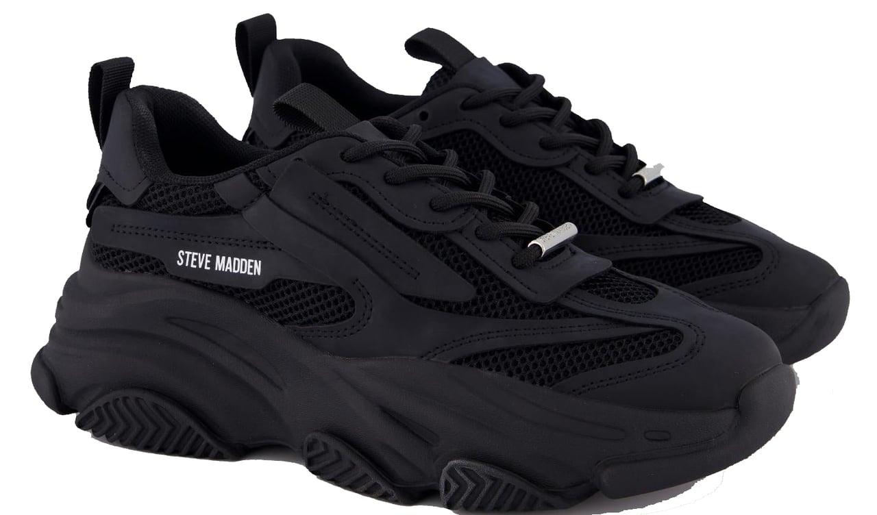 Steve Madden Possession-E Sneaker Black Zwart
