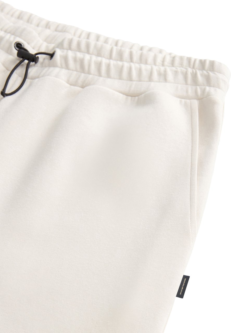 Woolrich Trousers Milky Cream Wit
