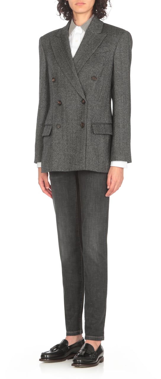 Brunello Cucinelli Jackets Grey Grijs