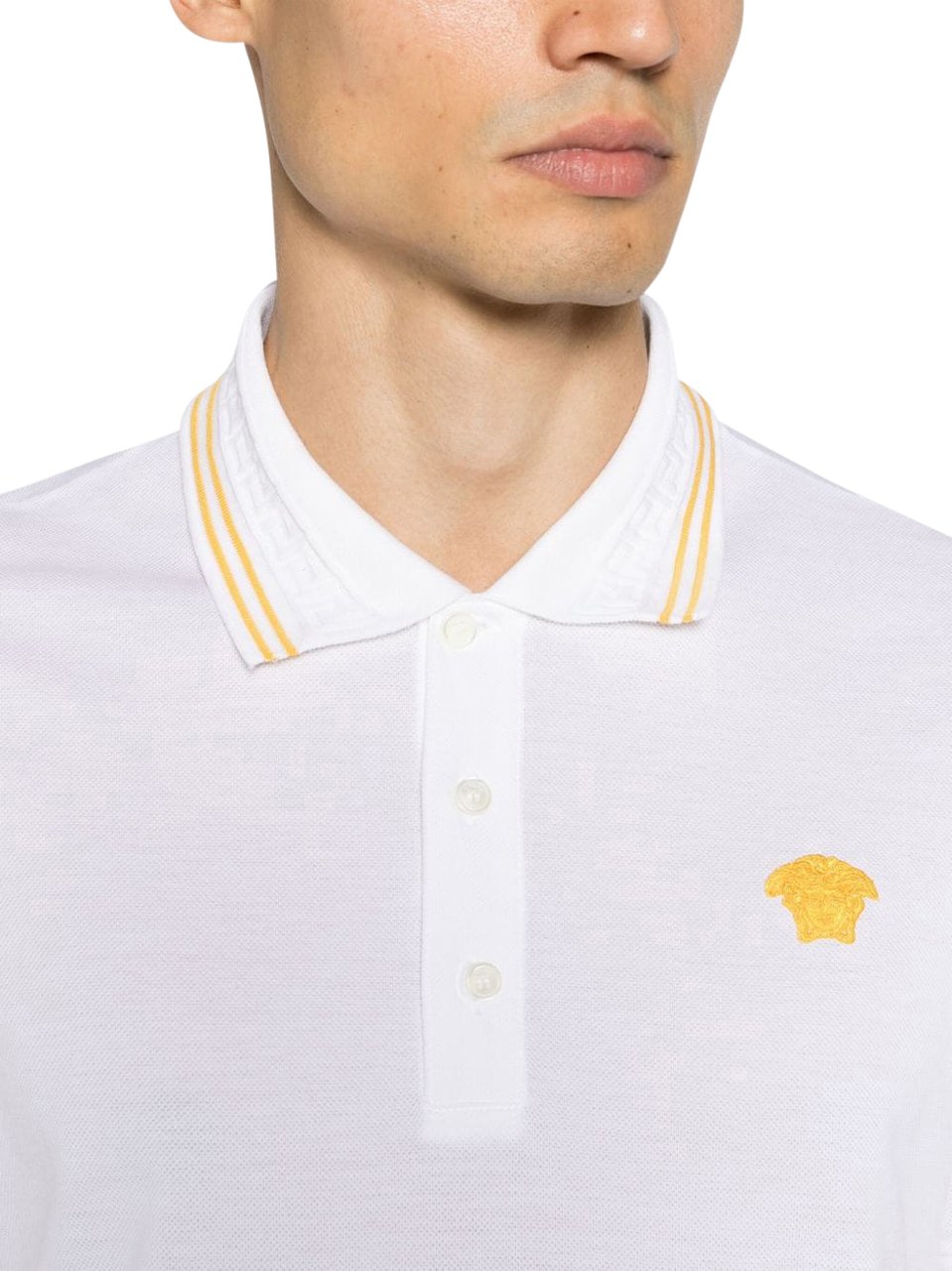 Versace Versace T-shirts And Polos White Wit