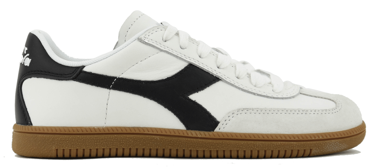 Diadora Trainer Sneaker White Black Wit