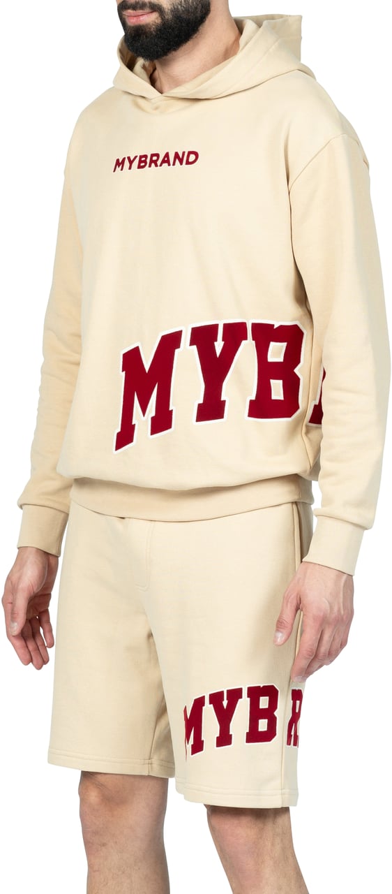 My Brand MYBRAND Bold Emblem Hoodie | OFF-WHITE Wit