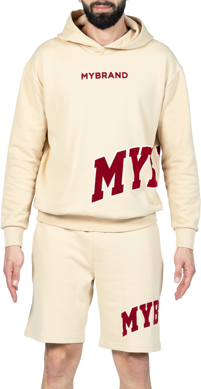 My Brand MYBRAND Bold Emblem Hoodie | OFF-WHITE Wit
