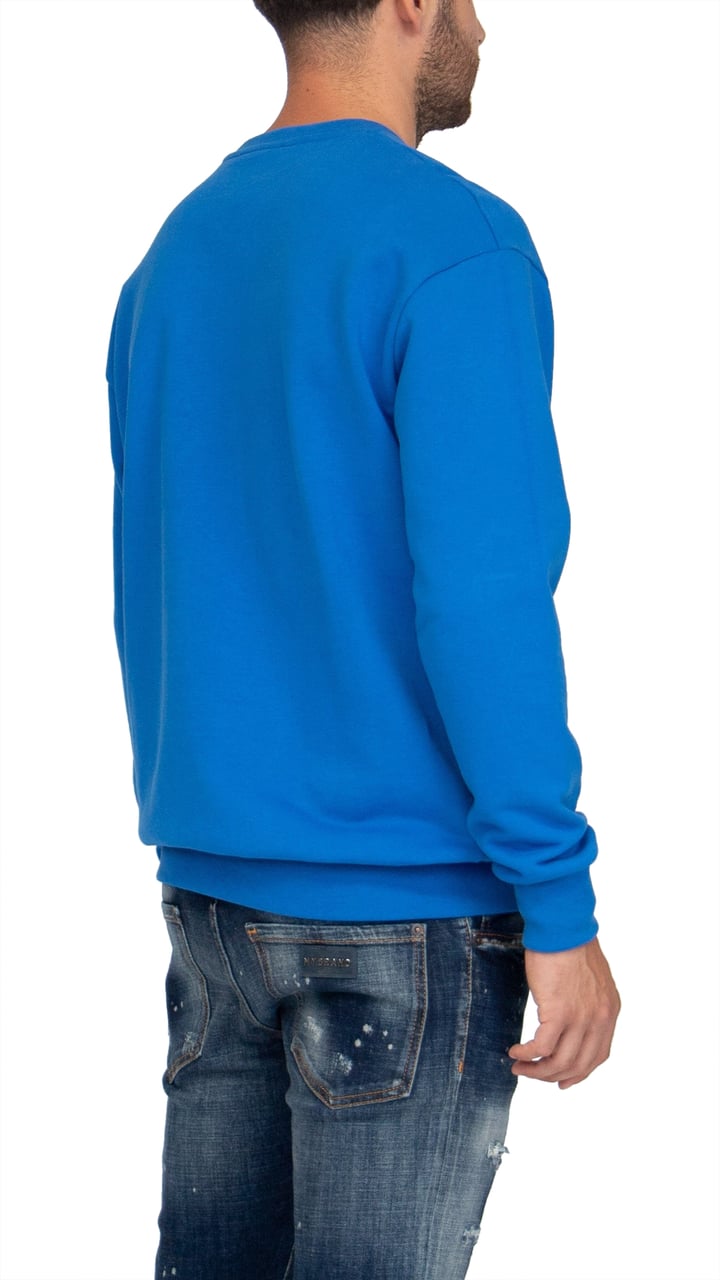 My Brand MYBRAND Embosed Statement Sweater | BLUE Blauw