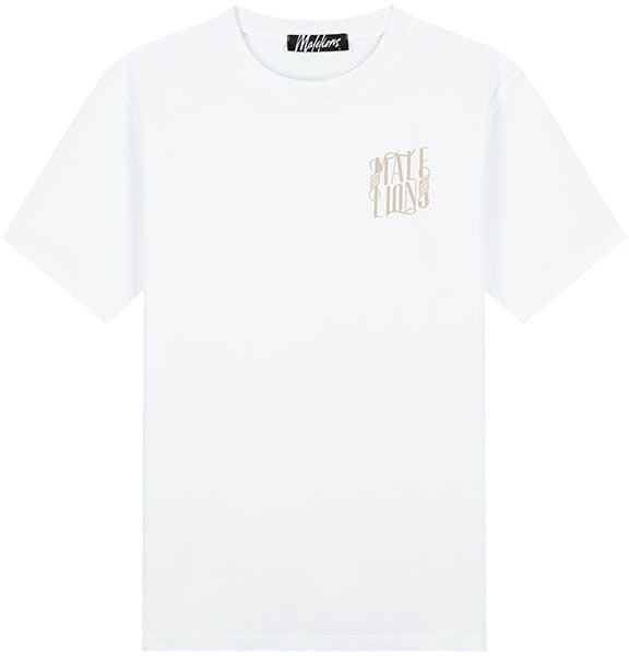 Malelions Malelions Men New York T-Shirt Wit