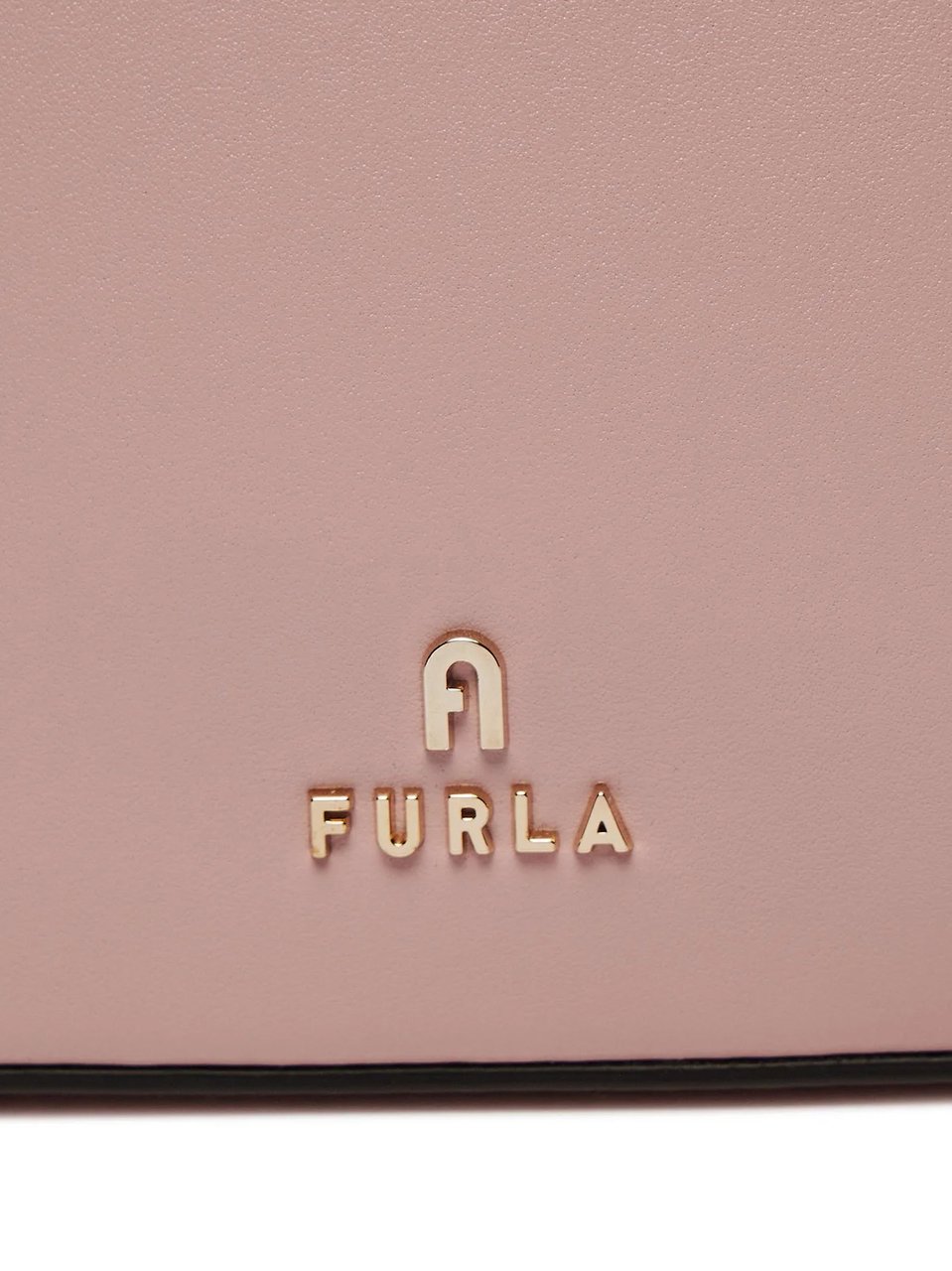 Furla Camelia Logo Plaque Mini Crossbody Bag Roze