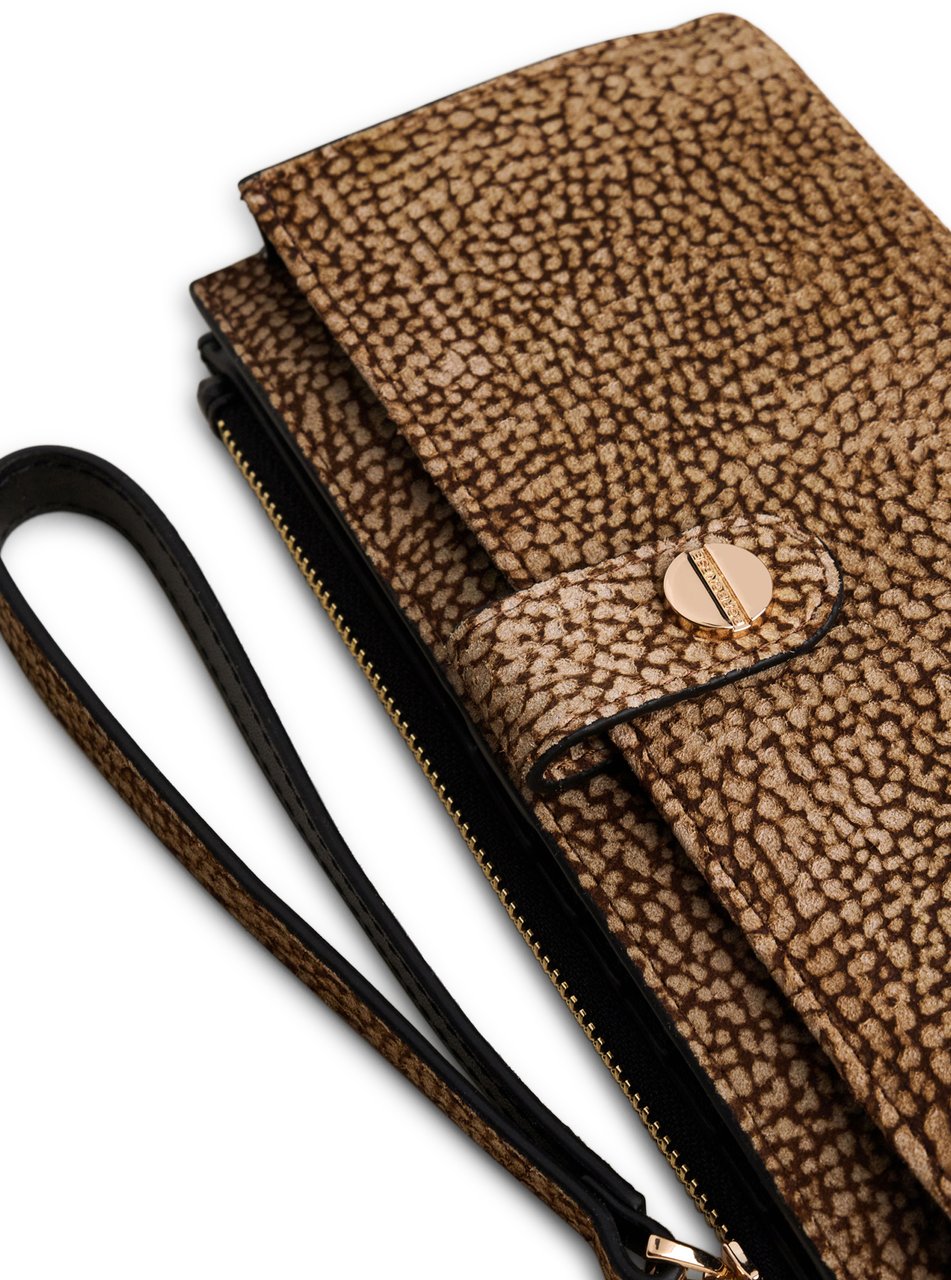 Borbonese LARGE WALLET Bruin