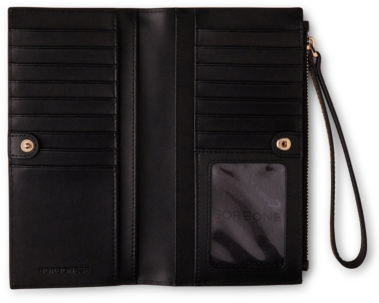Borbonese LARGE WALLET Bruin