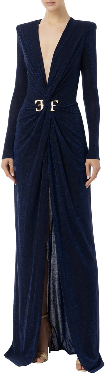Elisabetta Franchi Dresses Cyan Cyaan