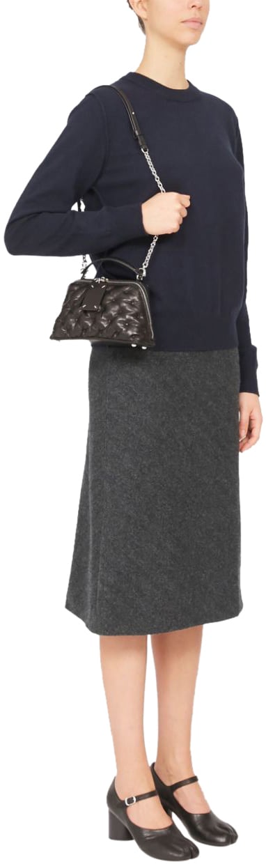Maison Margiela GLAM SLAM TRAPEZOID BAG Zwart