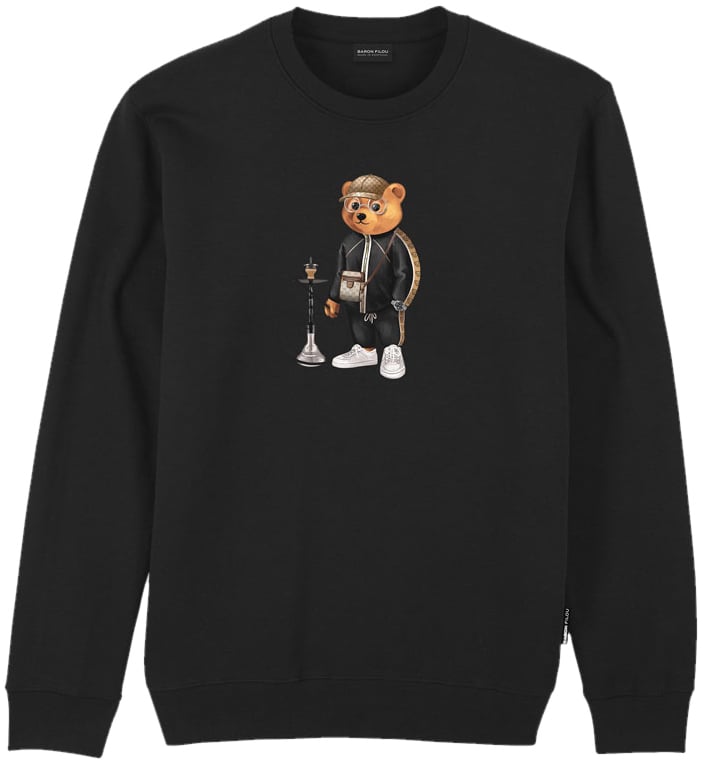 Baron Filou Organic Pullover Filou LXXXIV. Zwart