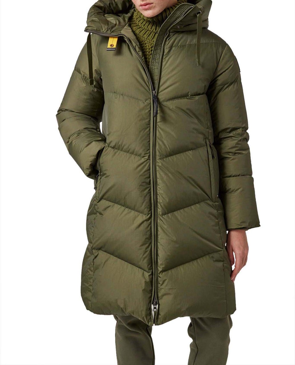 Parajumpers Rindou Hooded Down Coat Rosemary Groen