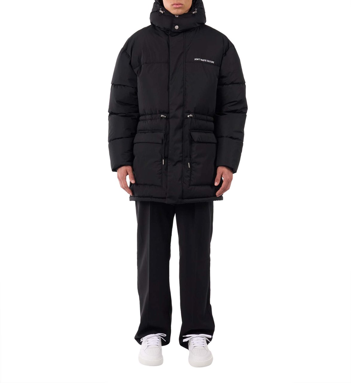 Don't Waste Culture Ahalik Puffer Winterjas Zwart
