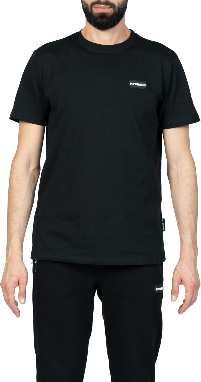 My Brand MB HEXAGON PATCH T-SHIRT BL | BLACK Zwart