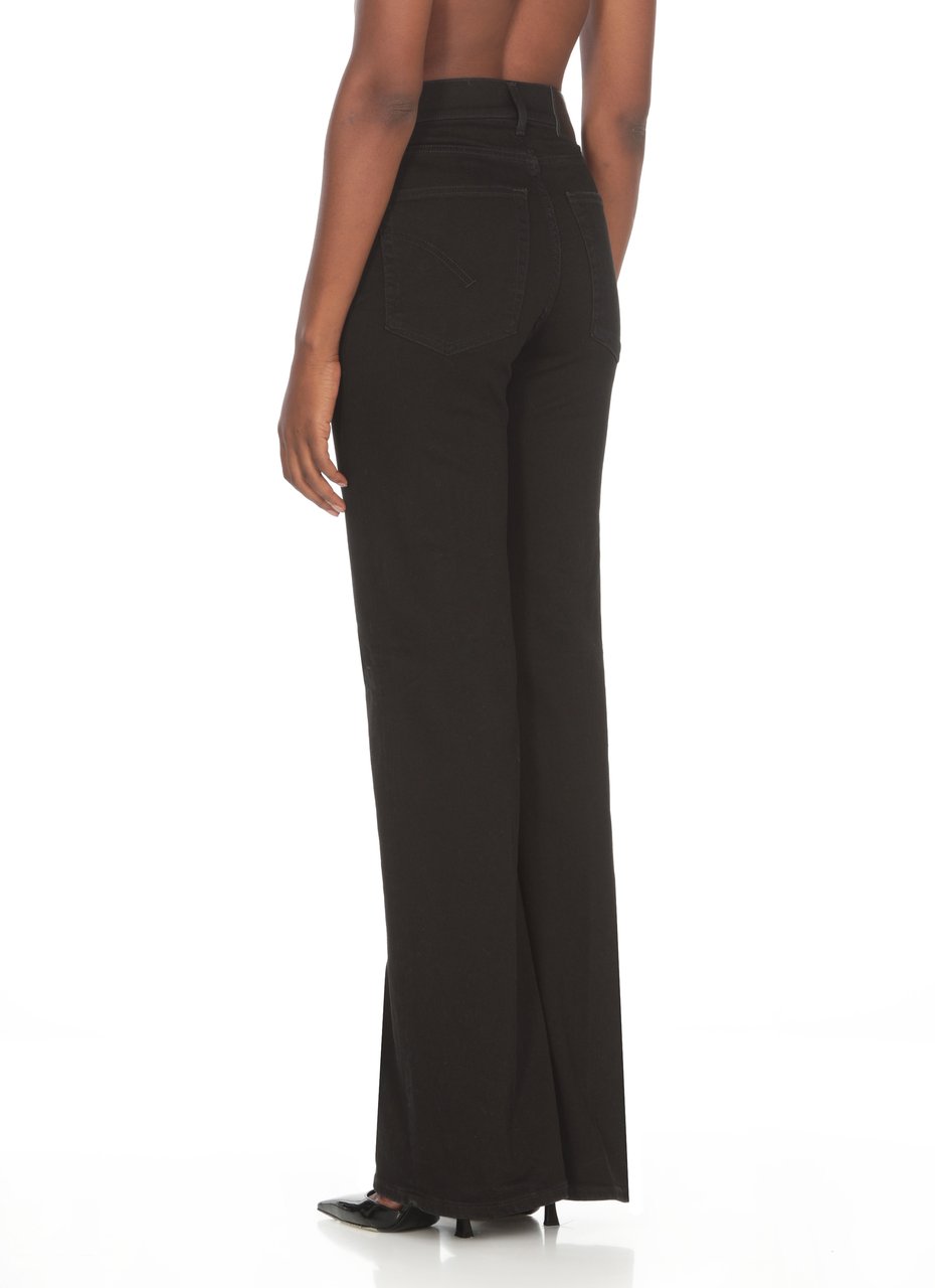 Dondup Trousers Black Zwart