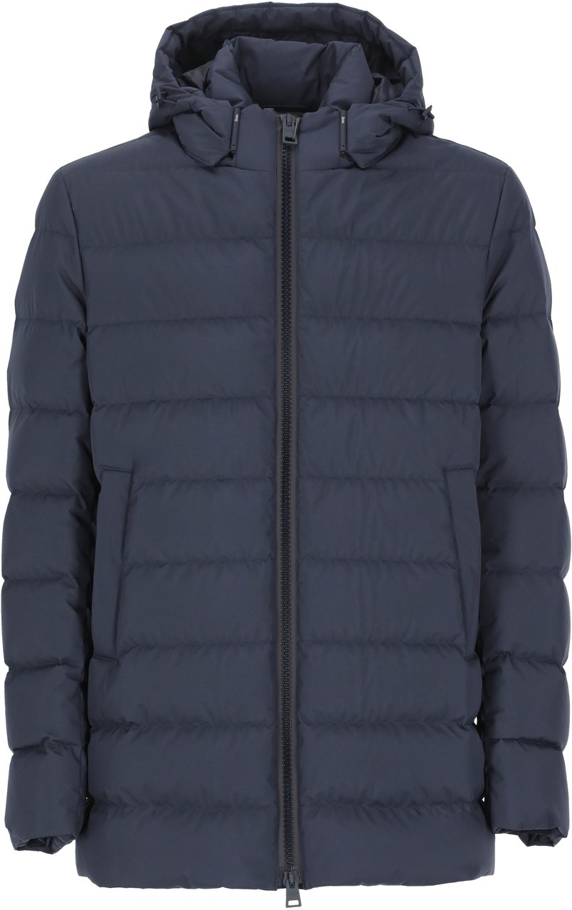 Herno Coats Blue Blauw