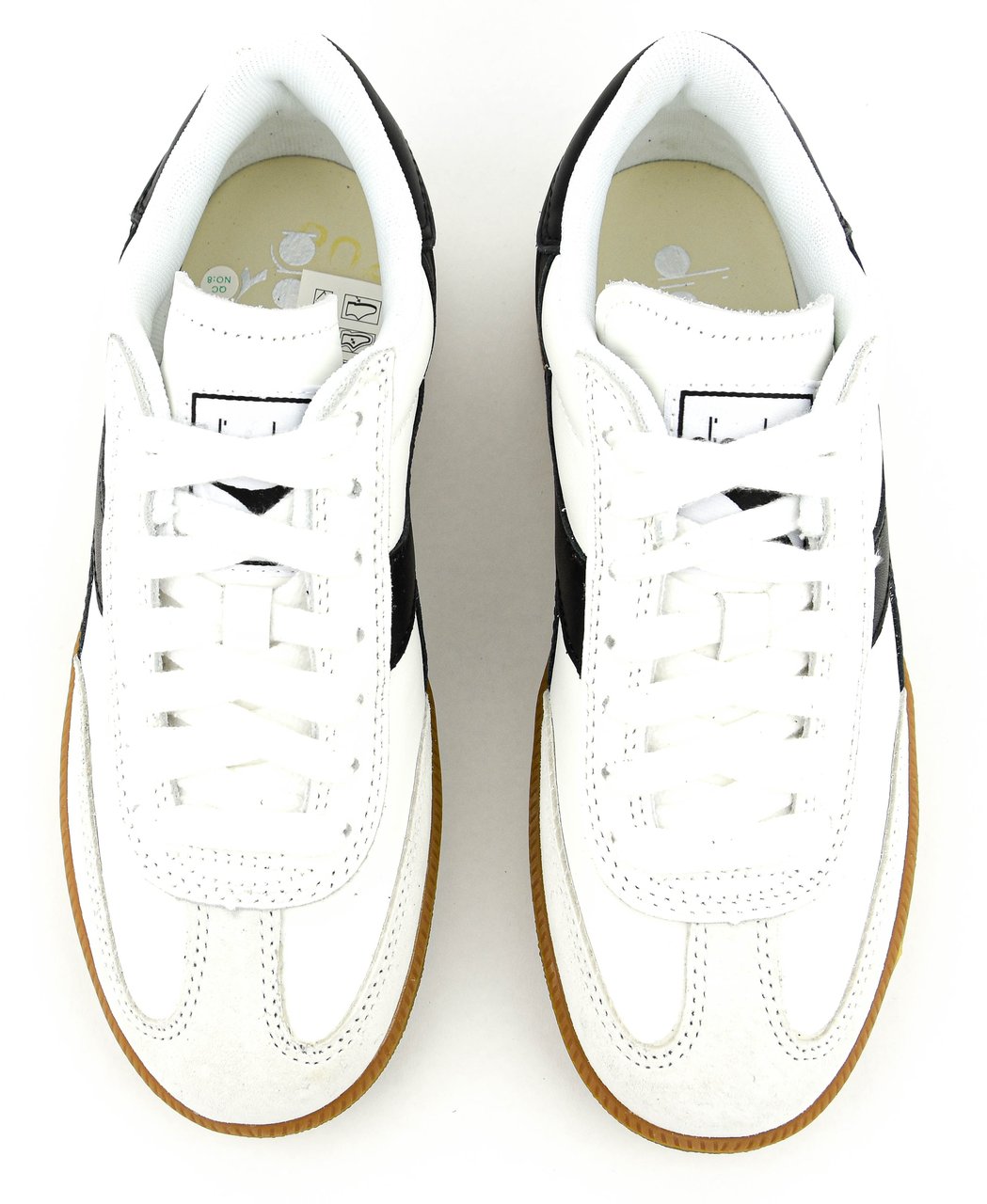 Diadora Trainer Sneaker White Black Wit