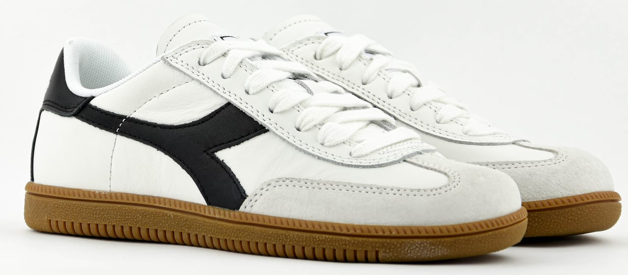 Diadora Trainer Sneaker White Black Wit