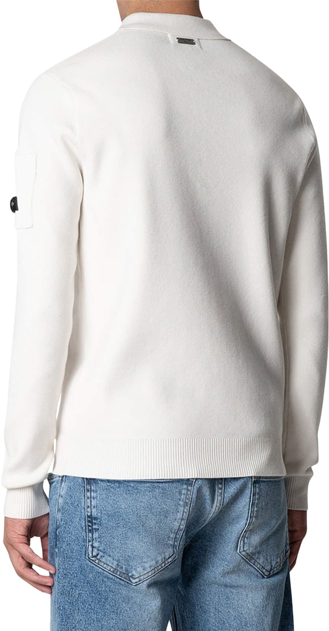 Quotrell Chief Knitted Polo | Ecru Beige