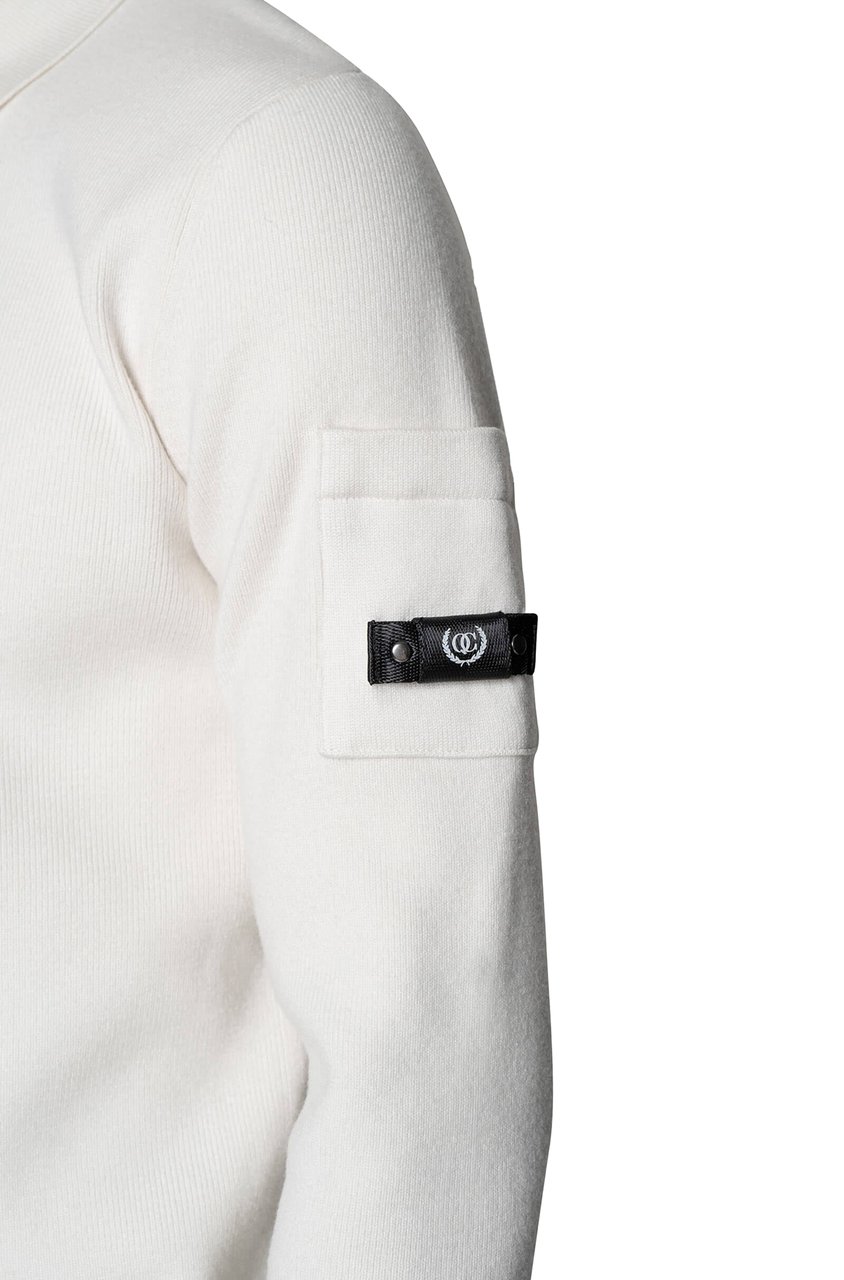 Quotrell Chief Knitted Polo | Ecru Beige