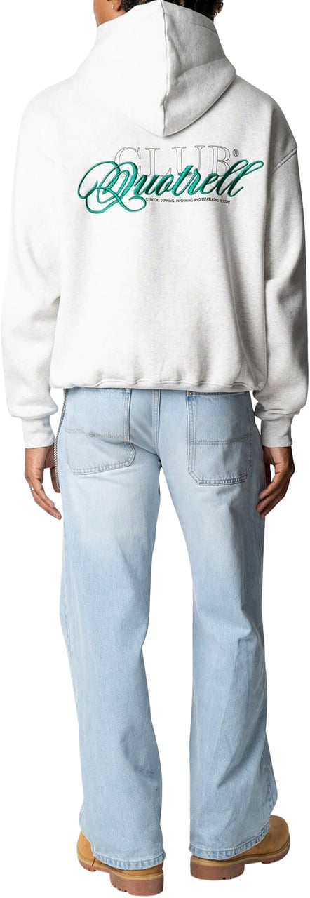 Quotrell Futura Hoodie | Light Grey Melee/gre Grijs