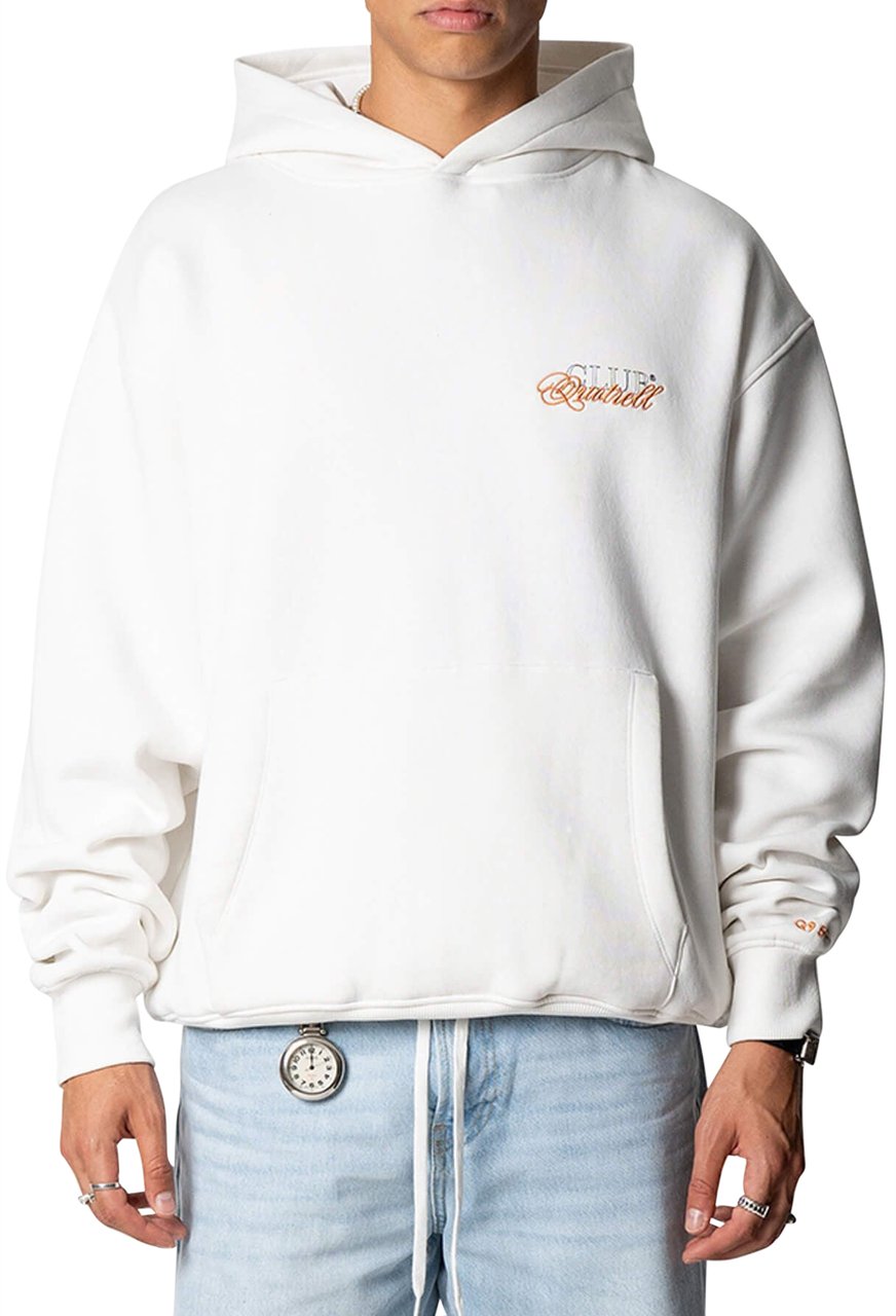 Quotrell Futura Hoodie | Off White/orange Wit