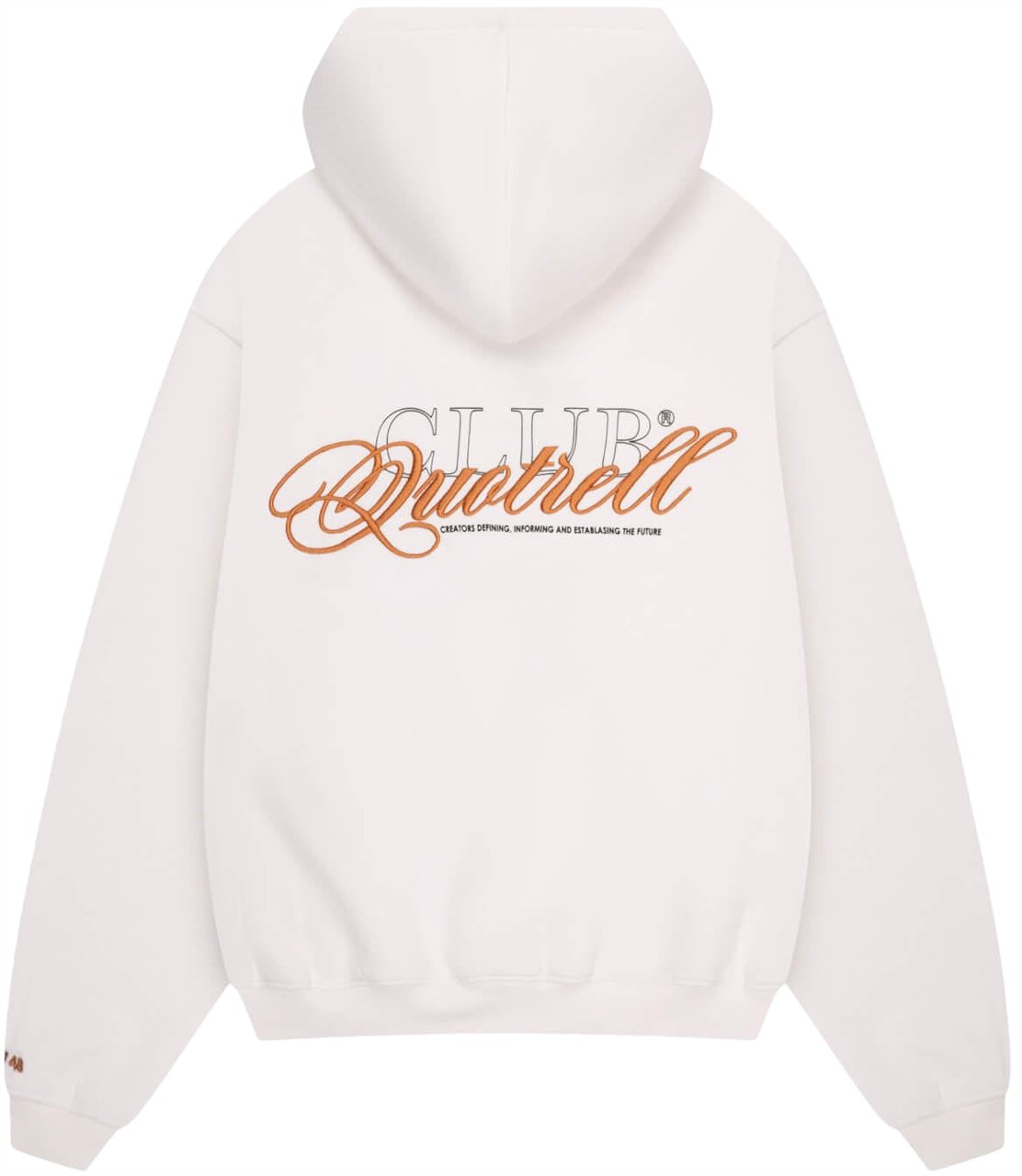 Quotrell Futura Hoodie | Off White/orange Wit