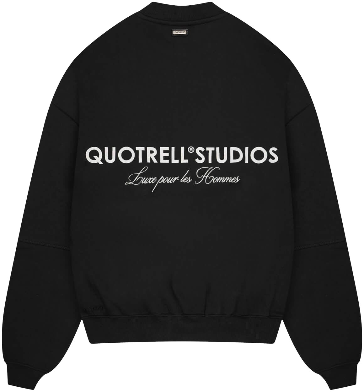Quotrell Studios Crewneck | Black/white Zwart