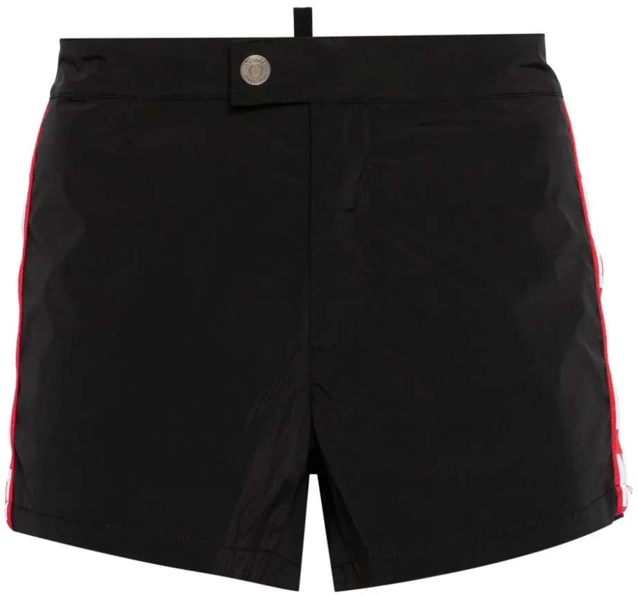 Dsquared2 Side Logo Swim Shorts Zwart