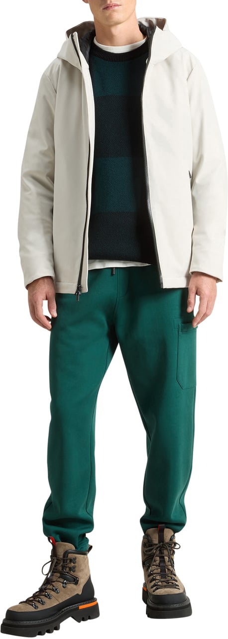 Woolrich Coats Sand Rock Grijs