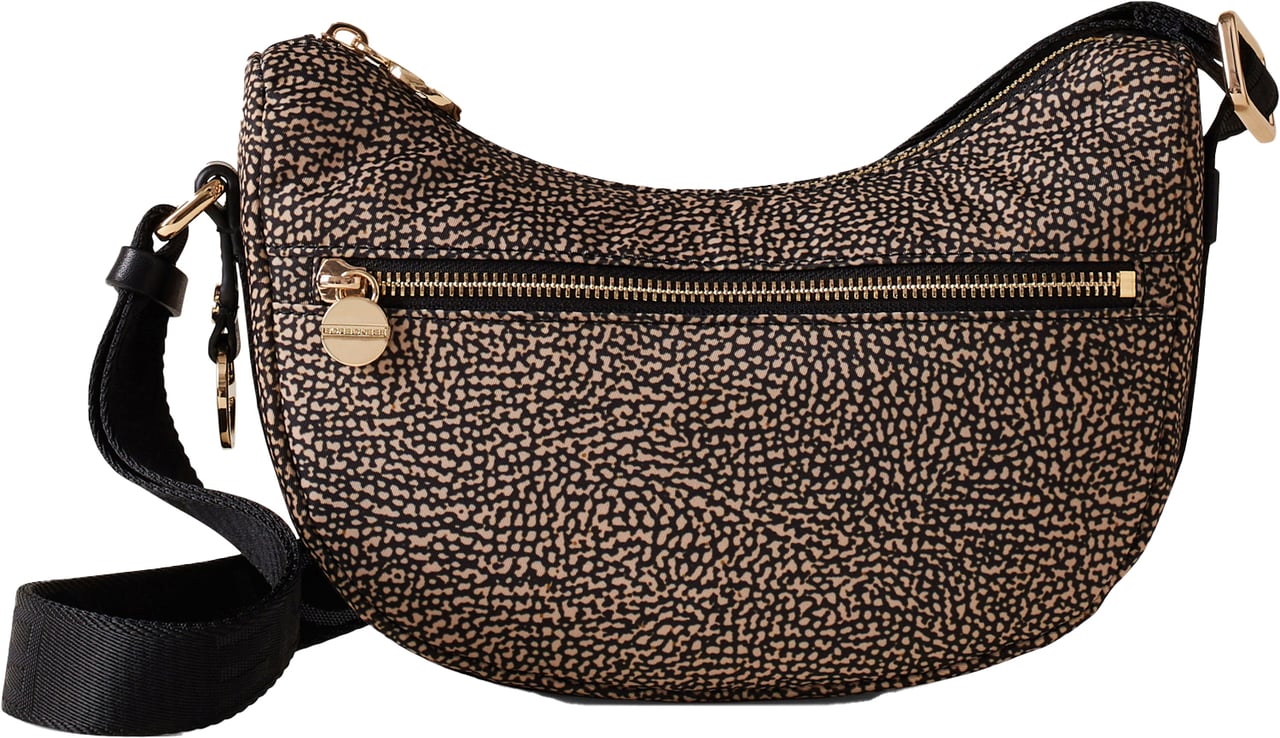 Borbonese LUNA HOBO MINI Bruin