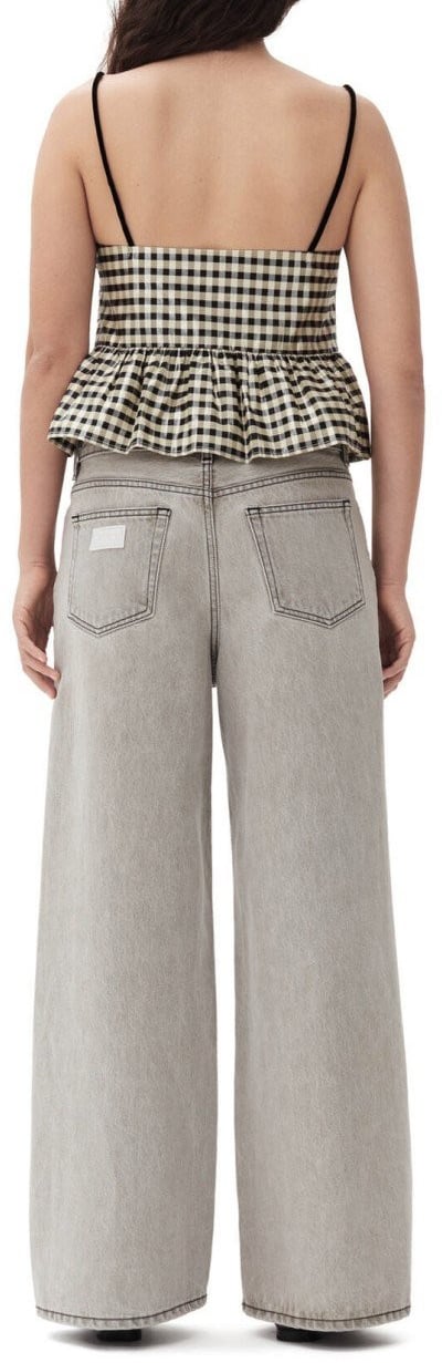 Ganni Jeans Future Grijs