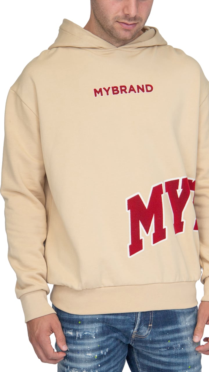 My Brand MYBRAND Bold Emblem Hoodie | OFF-WHITE Wit