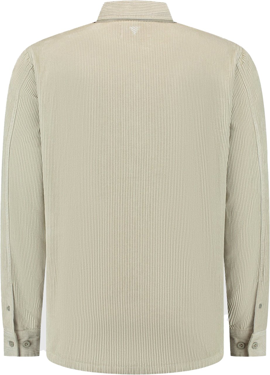 Pure Path Overshirt licht groen rib Groen