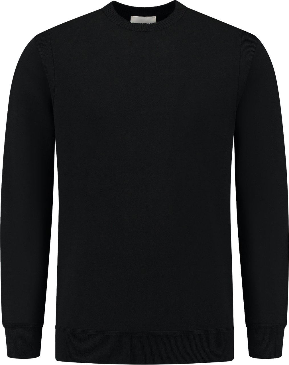 Pure Path Crewneck knitwear sweater black Zwart