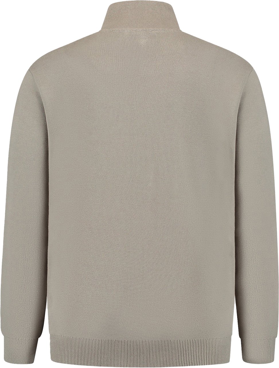 Pure Path Oversized halfzip knitwear sweater Bruin