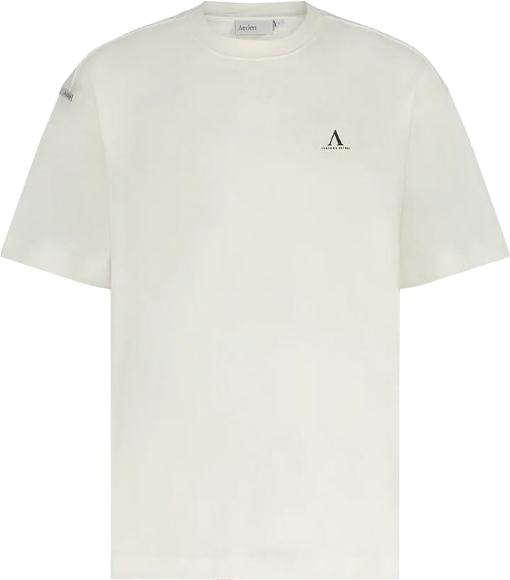 Aeden Heren T-shirt Jameson off white Wit