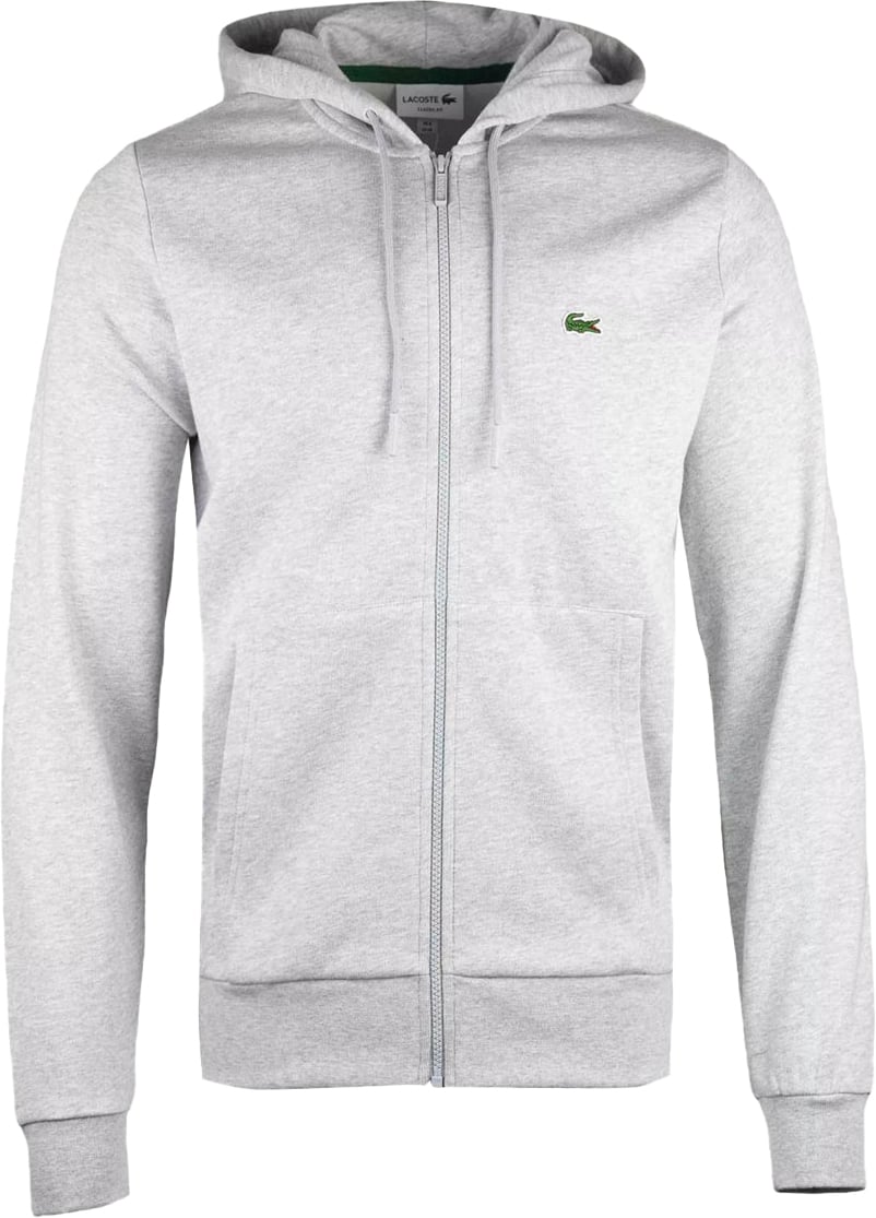Lacoste zip hoodie grey Grijs