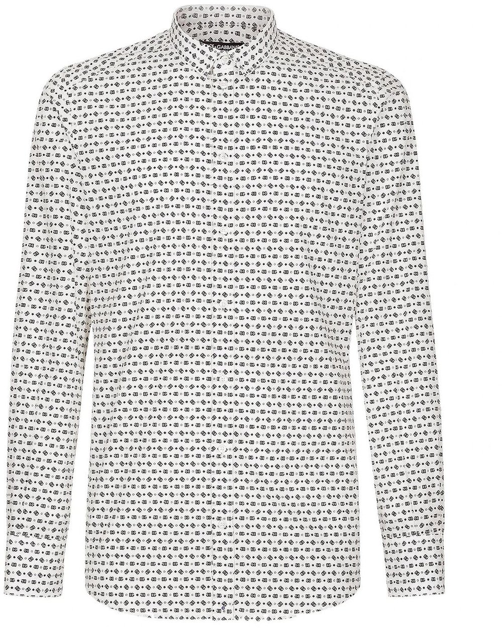 Dolce & Gabbana Logo Motif Shirt Wit
