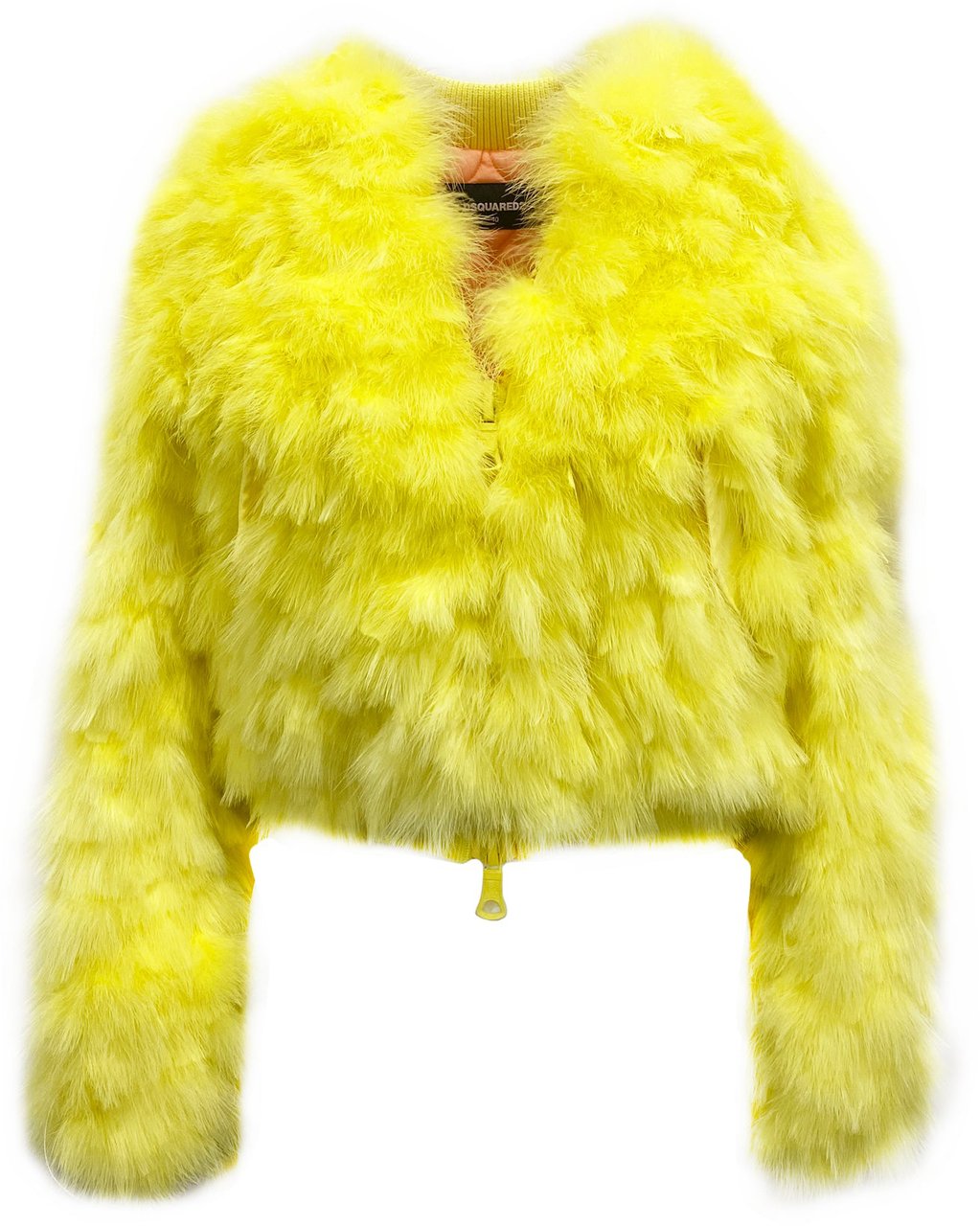 Dsquared2 Dsquared2 Feathers Bomber Jacket Geel