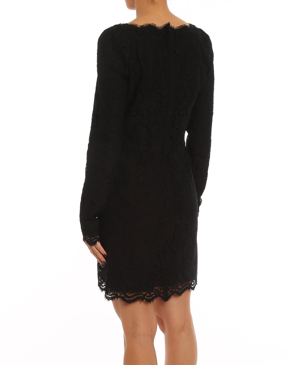 Dolce & Gabbana Dolce & Gabbana Lace Mini Dress Zwart