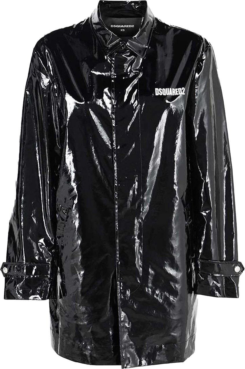 Dsquared2 Dsquared2 Niagara Falls Trench Coat Zwart