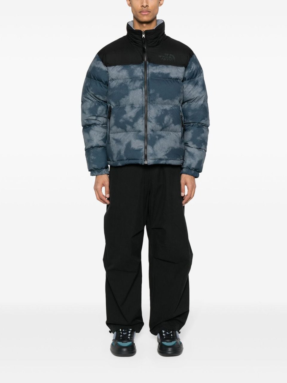 The North Face 92 Crinkle Reversible Nuptse Down Jacket Divers