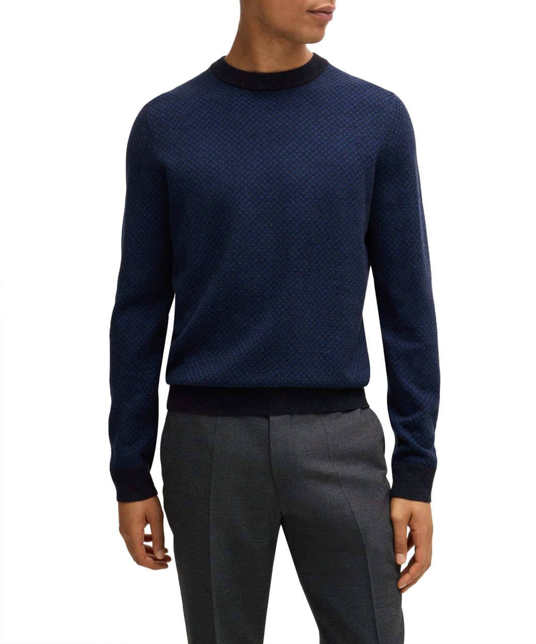 Boss Sweaters Blue Blauw