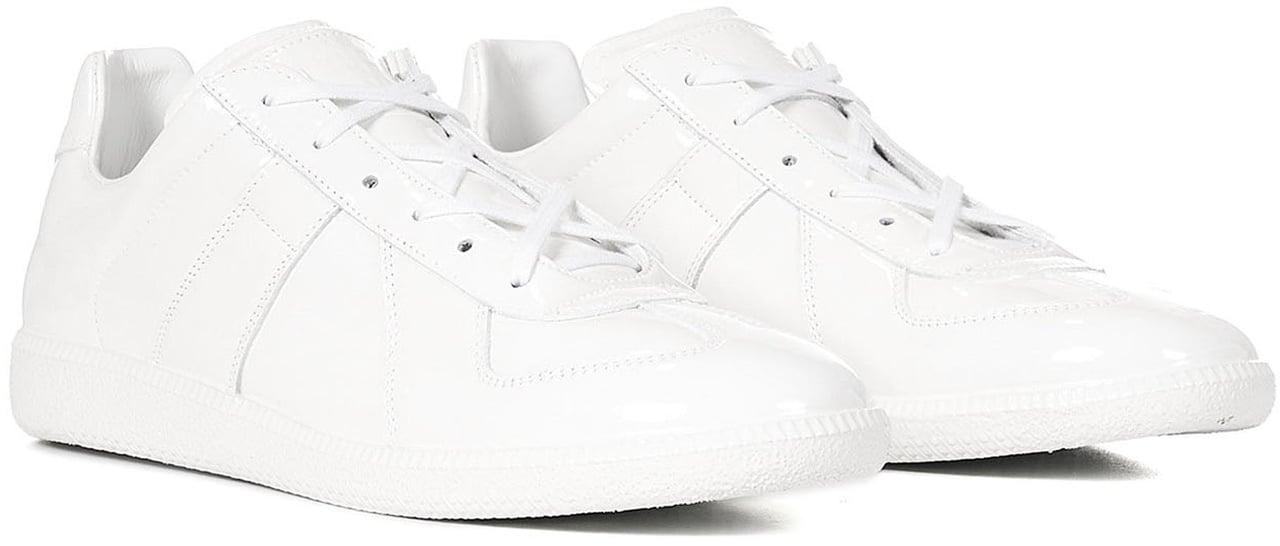 Maison Margiela Maison Margiela Leather Sneakers Wit