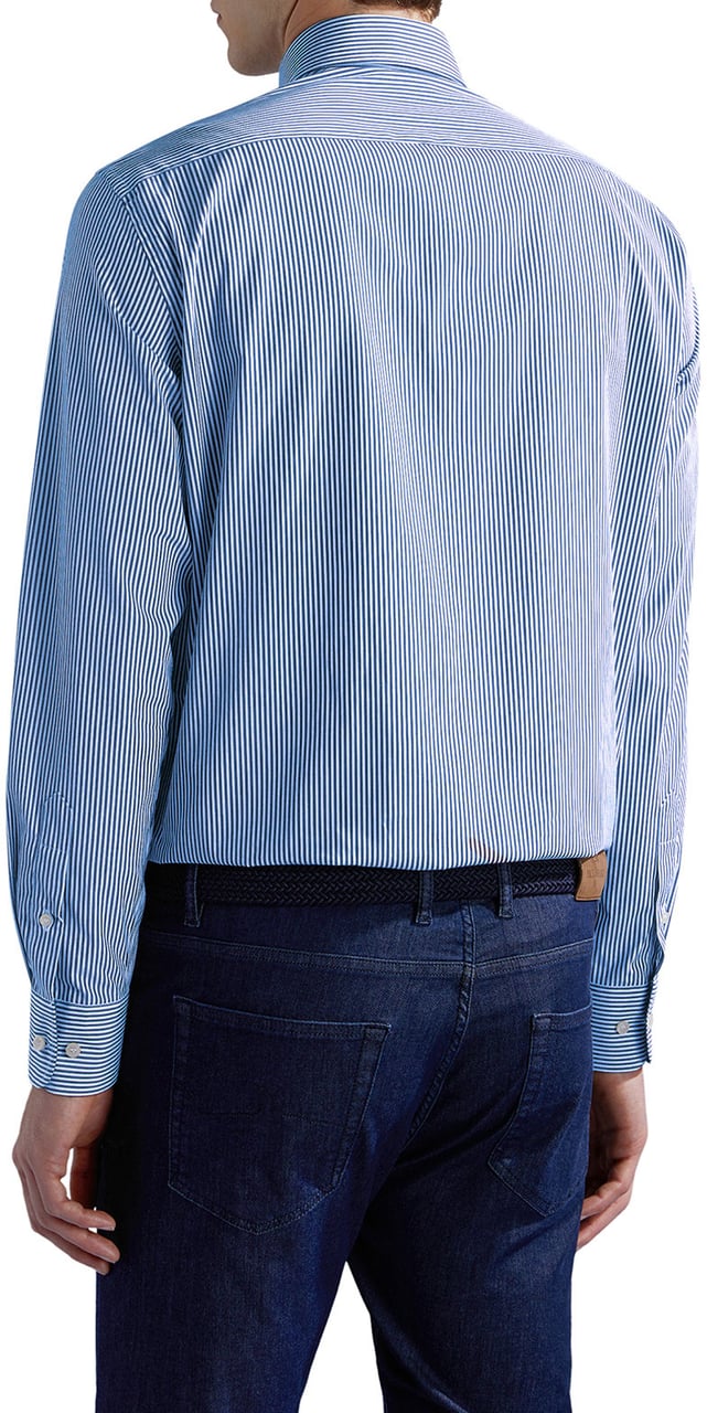 Paul & Shark Overhemd gestreept Blauw