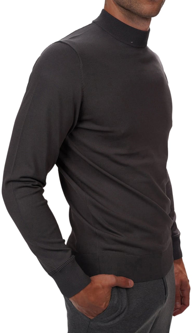 Genti turtle pullover grijs Grijs