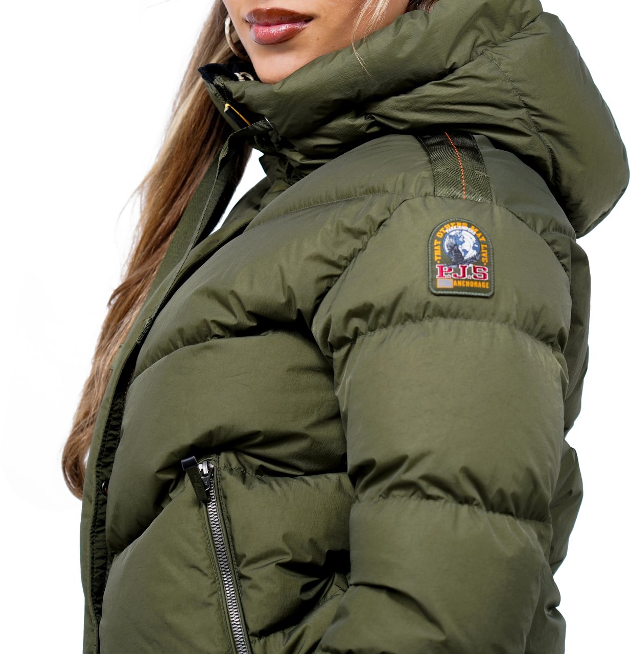 Parajumpers Verna Down Winterjas Groen